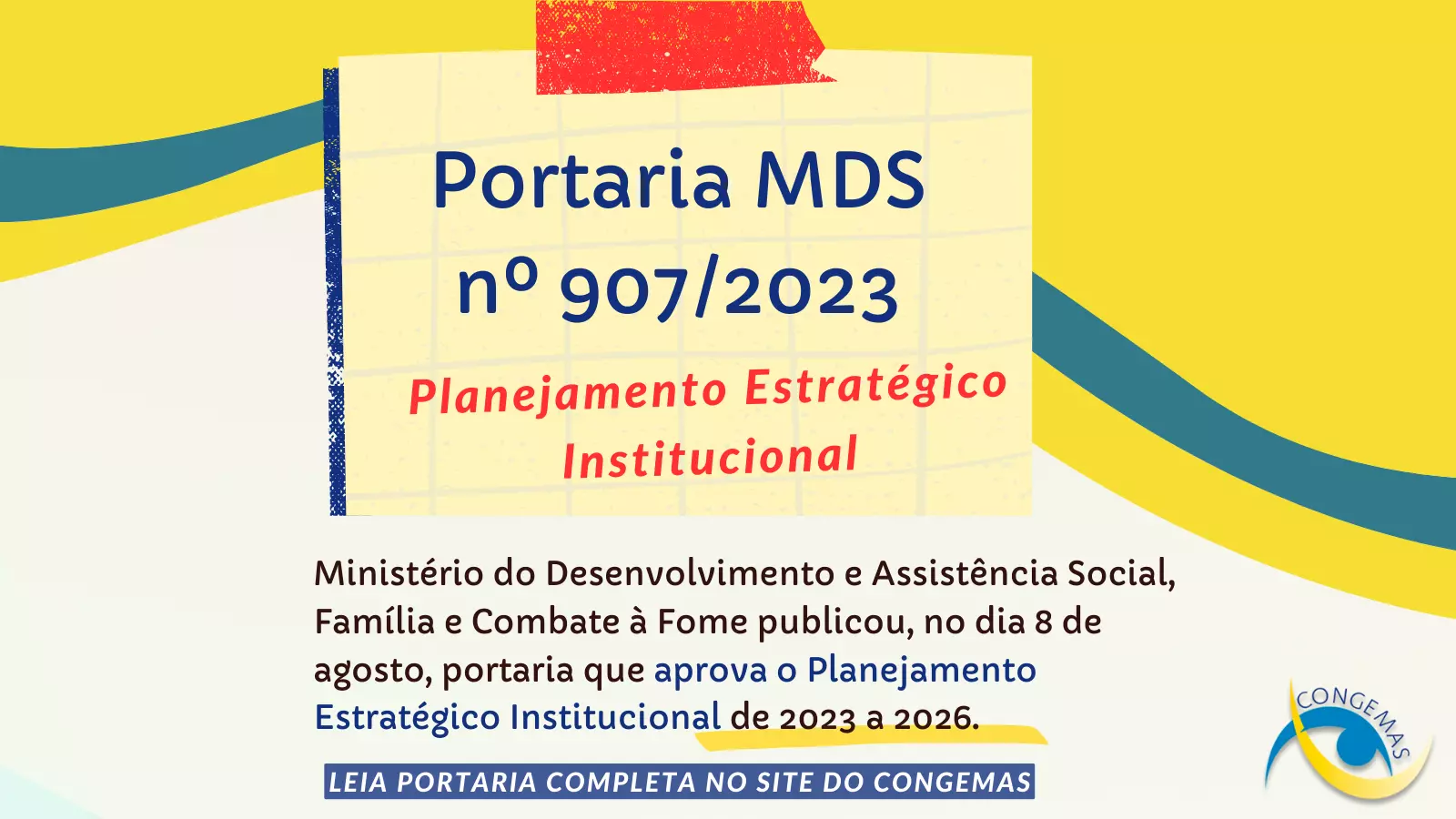 MDAS publica Portaria com Planejamento Estratégico Institucional